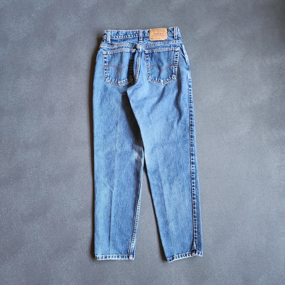 Vintage 90's Levi's 550 Regular Tapered Leg Blue Denim Jeans 10 Regular